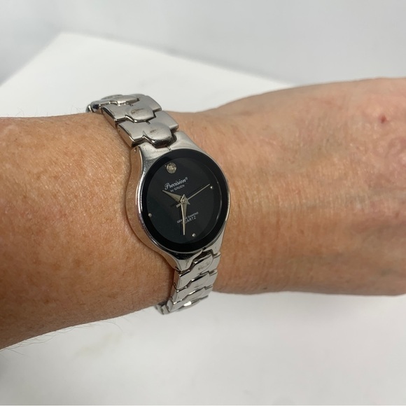 Precision By Gruen, Ladies Watch F3047641/MZB Diamond Quartz, Steel Band - Picture 4 of 9